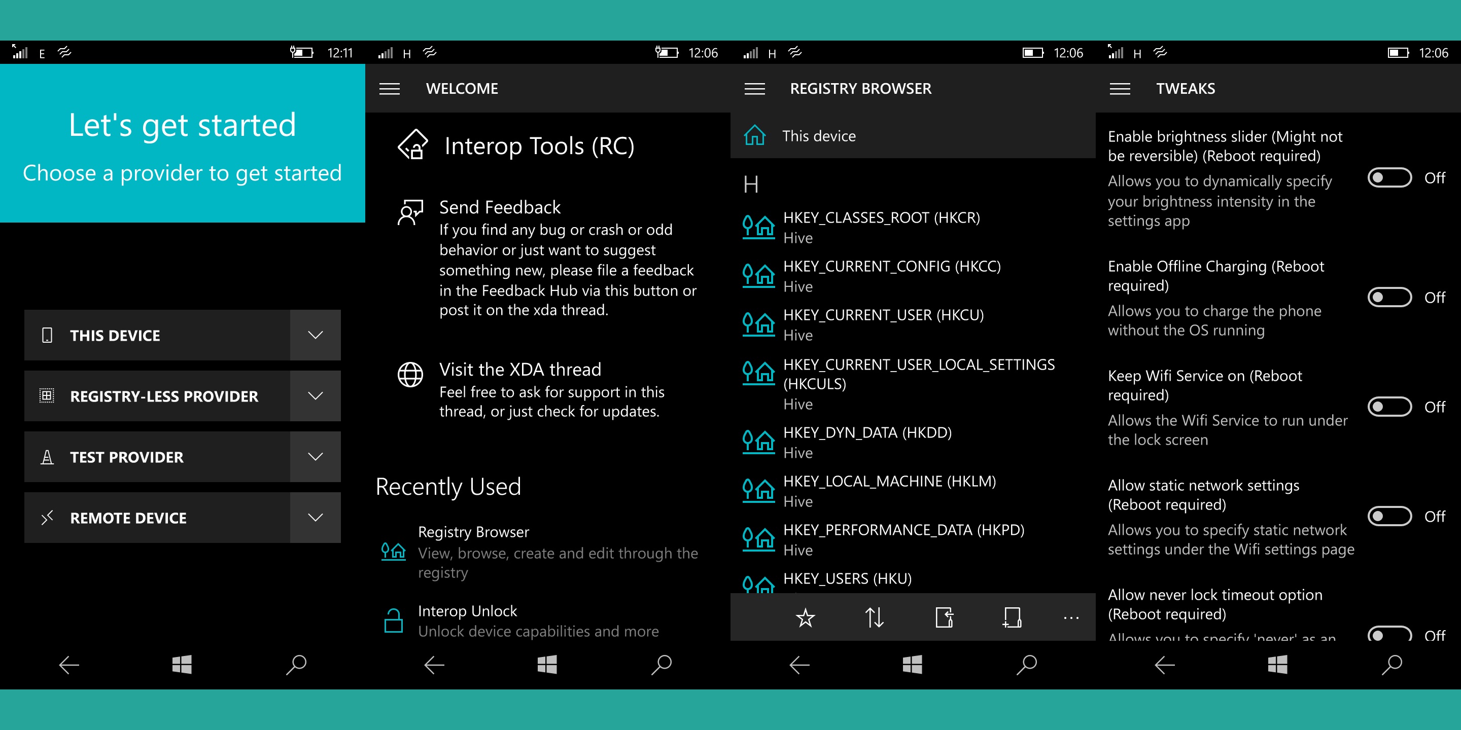 Interop Unlock на Lumia 550, 650 и 950 с помощью Interop Tools