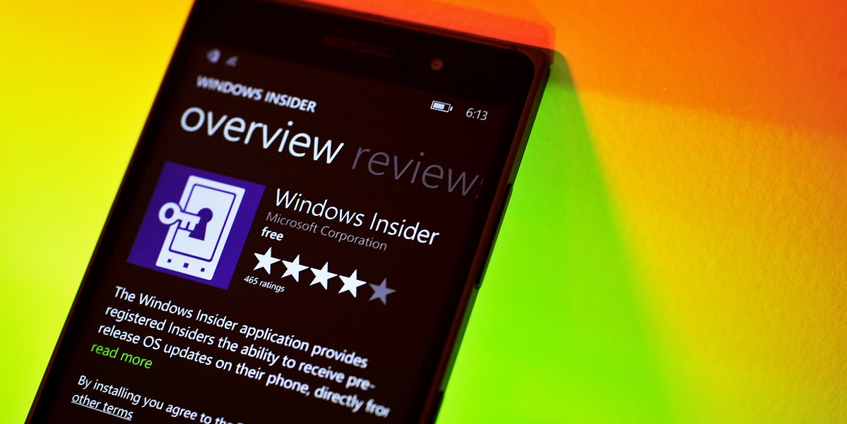 Windows 10 Mobile Insider Preview