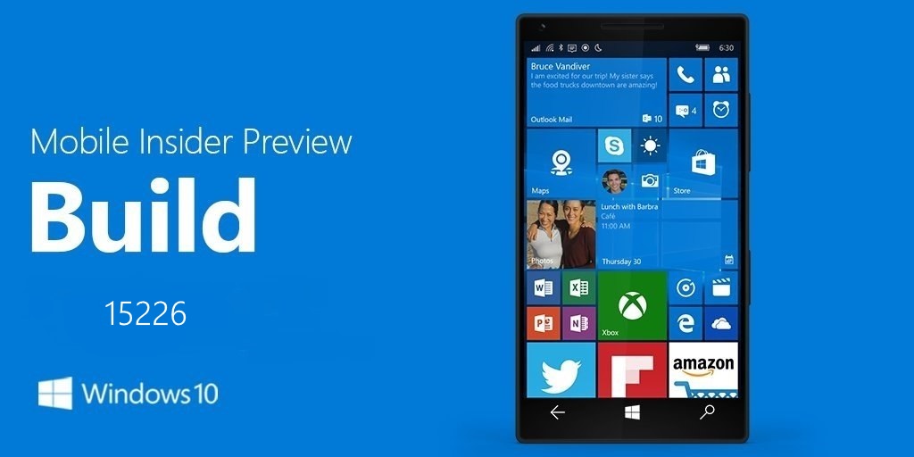 Доступна для загрузки сборка 15226 Windows 10 Mobile для смартфонов